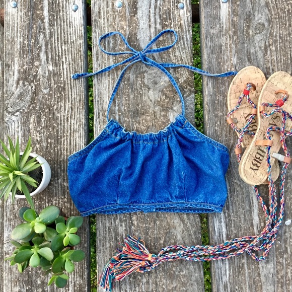 Vintage Tops - Vintage Jean Halter Top
